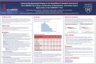  ePoster DETERMINING MEANINGFUL CHANGE IN THE MYELOFIBROSIS SYMPTOM ASSESSMENT FORM (MFSAF) V2.0 USING A COMBINATION OF DISTRIBUTION- AND ANCHOR-BASED APPROACHES IN THE COMFORT-I TRIAL